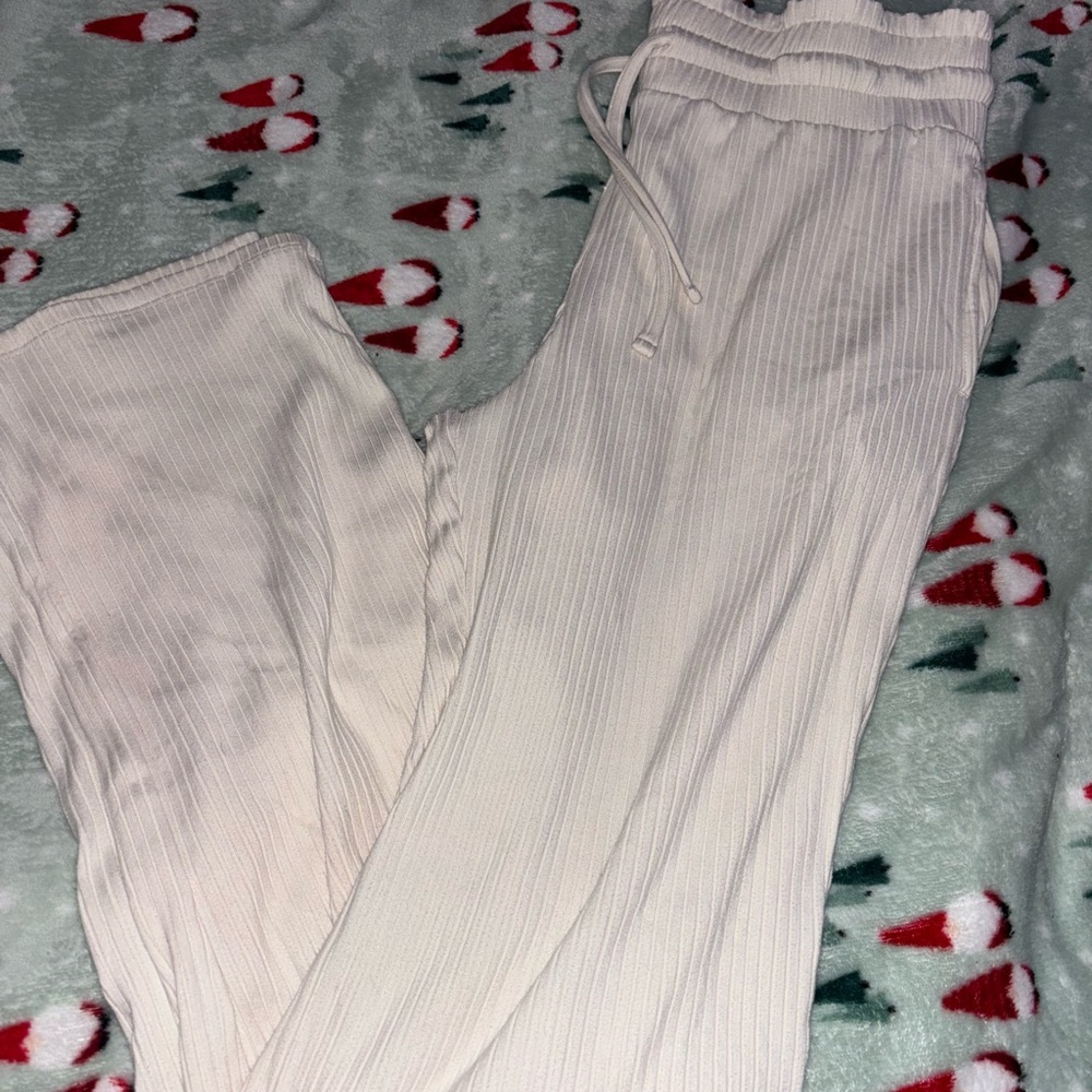 Women's Cream Pajama Pants